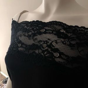 H&M Black Lace Top